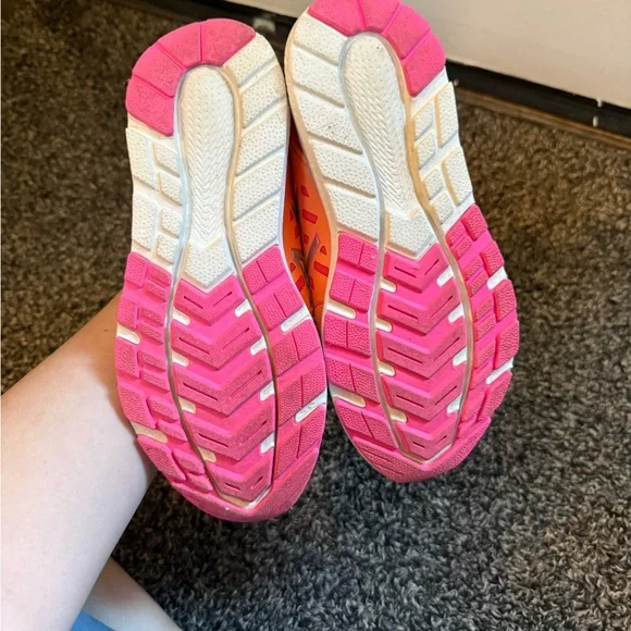 New Balance Kid’s Vibrant Orange Athletic Shoes - Picture 3 of 5